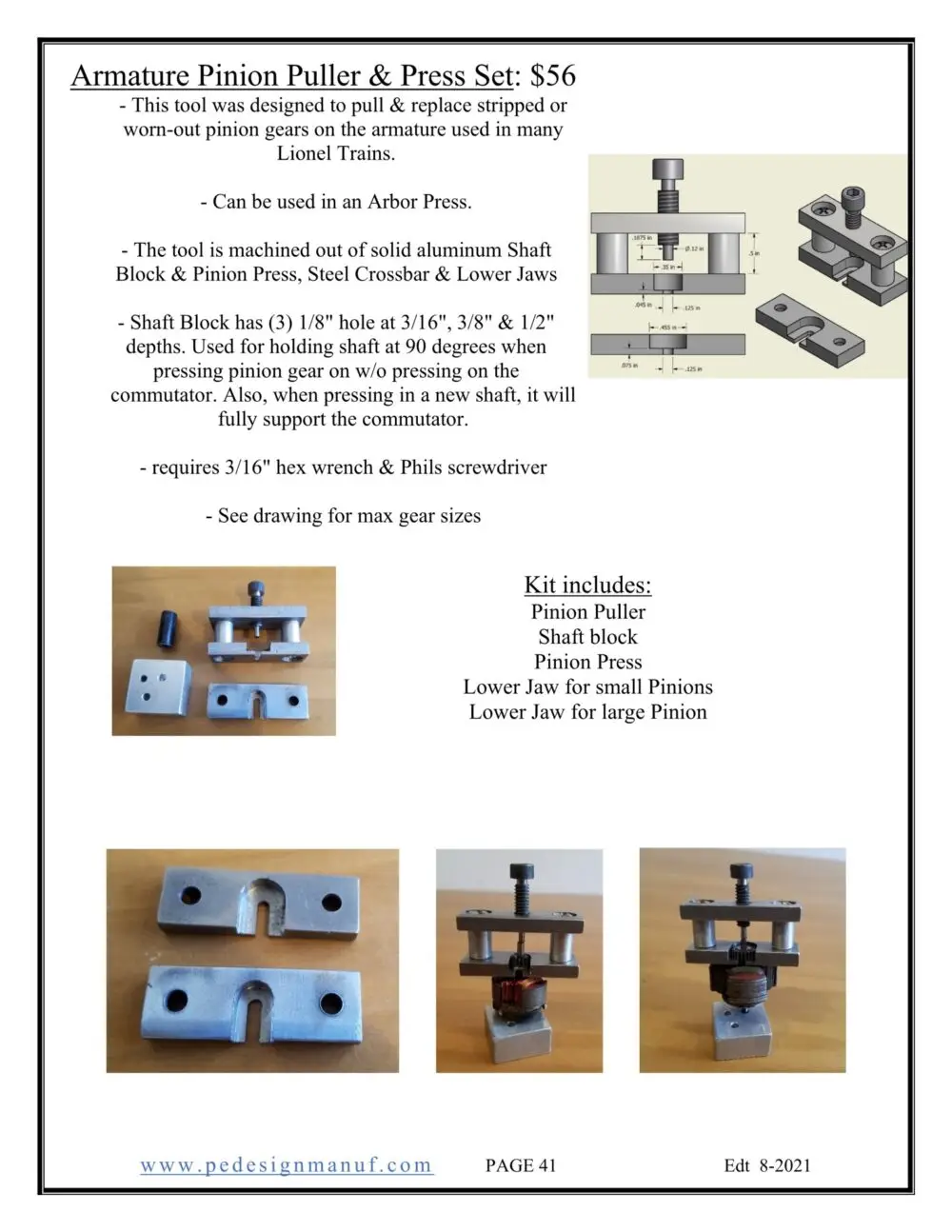 Pinion Puller & Press Block - Image 10