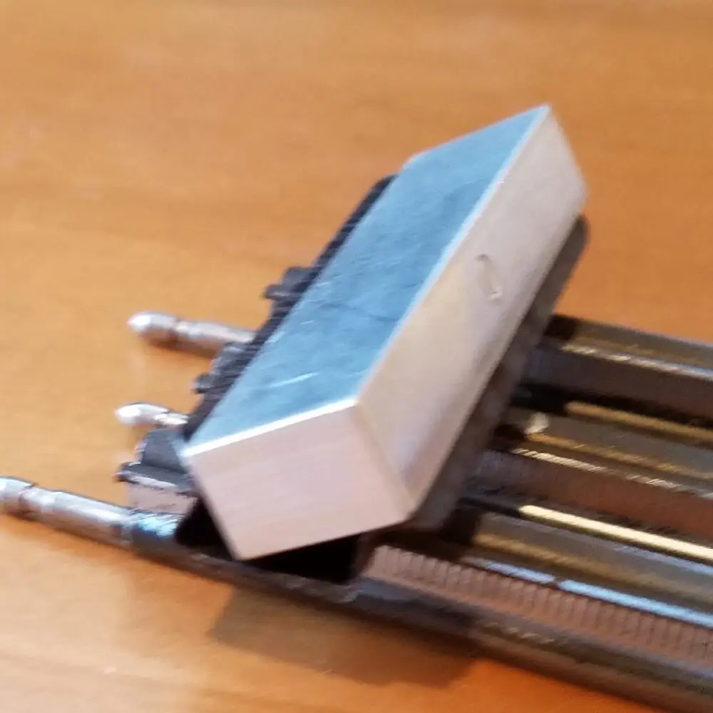 thumbnail image 2 of PE Design & Manufacturing S Gauge Track Maintenance Comb – Aluminum, Made In USA 2 of 4