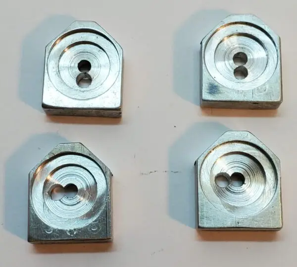 Quartering Wheel Cups for HO Gauge American Flyer Steam Engines - Size 1