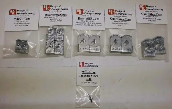 CNC Wheel Cup - American Flyer S Gauge Comb